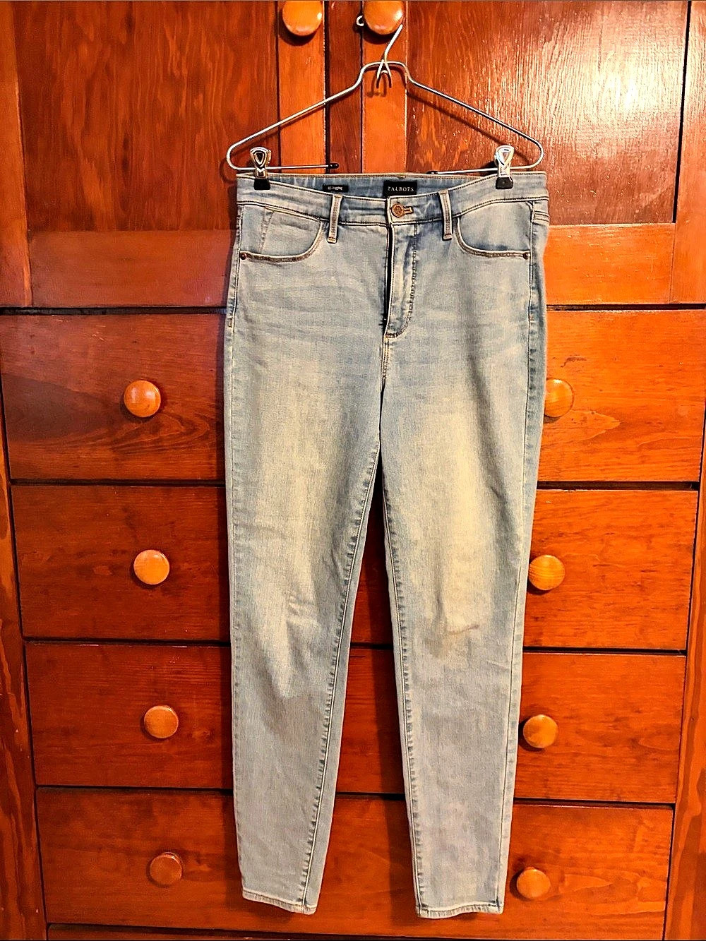 Talbots Jegging Light Wash Blue Size 6 Like New